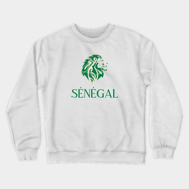 Senegal Green 3 Crewneck Sweatshirt by VRedBaller